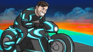 GTA 5 Funny Moments - Tron Deathmatch Insanity, OWNING Nogla and More! (Grand Theft Auto 5)