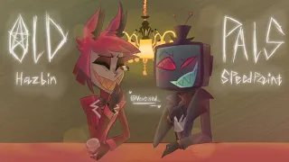 | "Old pals... 📻📺" | Hazbin Hotel Speedpaint | (shitpost)