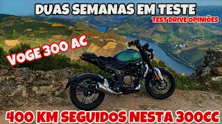 VOGE 300 AC MODELO 2023  (TEST/IMPRESSÕES)