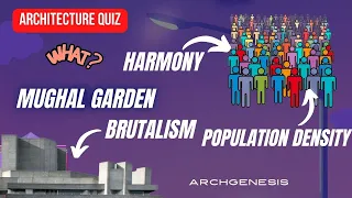 Population Density | Rashtrapati Bhavan | Harmony | Architecture Quiz | NATA Preparation 2022
