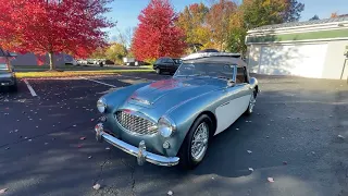 1957 Austin Healey 100-6 BN4 Start Up/Walk Around Video