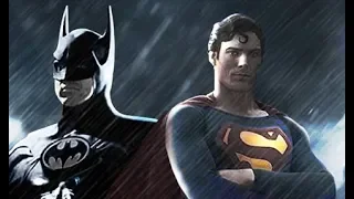 Batman & Superman : WORLDS FINEST (1995) MOVIE  Michael Keaton & Christopher reeve