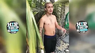 Lil pump saves His Bottle of Lean in The Ocean