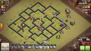 Clash of clans th8.5 farm base with th9 war stradegys