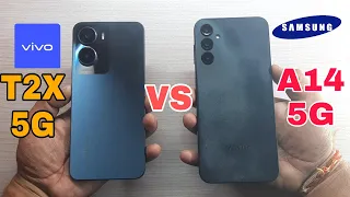 Vivo T2X  (6GB) vs Galaxy A14 5G (6GB) Speed Test Comparison?