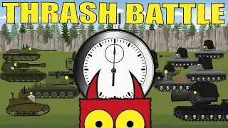 Cartoon about tanks "Thrash Battle in the Tank´s Valhalla" Round 1