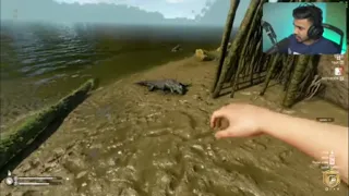 FIGHT With CROCODILE IN FOREST GREEN HELL GAMEPLAY   Techno Gamerz 👍
