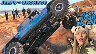 FORD BRONCOS vs JEEP WRANGLERS vs JEEP GLADIATORS Off Road!