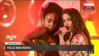 Anitta DOWNTOWN Reveillon ao vivo em Copacabana - RJ [TRANSMISSÃO OFICIAL HD] 01/01/2018