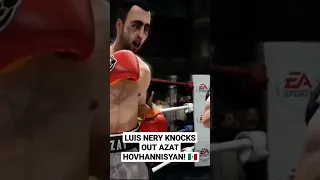 Luis Nery Knocks Out Azat Hovhannisyan! 🇲🇽 #Shorts | Fight Night Champion Simulation