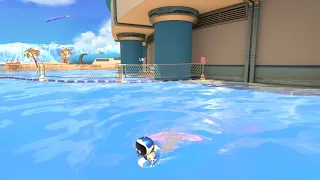 Astro's Playroom: How to get out of bounds on Bot Beach Cooling Springs with a glitch. Secret areas!