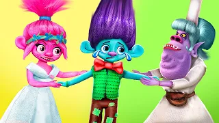 Trolls Band Together: Love Story! 33 LOL OMG DIYs