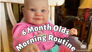 6 Month Old Morning Routine |Bunnies Nursery