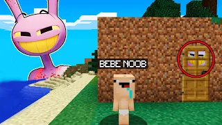 BEBÉ NOOB vs JAX en Minecraft 😱🎪The Amazing Digital Circus en MINECRAFT TROLL