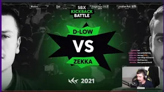 Colaps Reacts to SBX KICKBACK BATTLE 2021 FINAL Results |  D-LOW VS ZEKKA