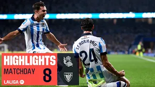 Highlights Real Sociedad vs Athletic Club (3-0)