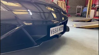 EezePlate on the Lamborghini Gallardo