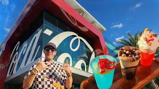 Coca-Cola Store Orlando | At Disney Springs, Showing you The Rooftop Beverage Bar & Merchandise