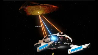 Star Trek Bridge Commander: Miranda vs Kazon Predator