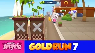 My Talking Angela Gold Run NEW UPDATE Play for Children Full Episode #7