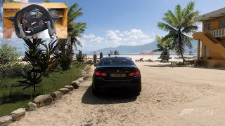 BMW M5 | Forza Horizon 5 gameplay | Thrustmaster TS-XW | 4K 60fps XSX