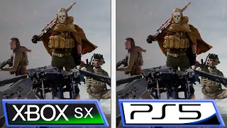 Call of Duty Warzone | PS5 vs Xbox Series X | Graphics & FPS Comparison BC