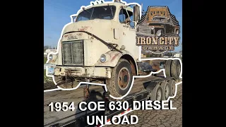 1954 Gmc 630 COE Snubnose 4-71 Detroit Diesel Unload