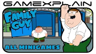 Family Guy Video Game (ALL MINIGAMES) [4K 60FPS]