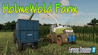 Pressing On With The Maize Silage ! Ep1 | HolmeWold Farm | Farming Simulator 22