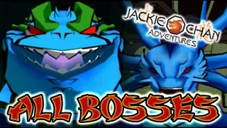 Jackie Chan Adventures All Bosses | Boss Fights  | All Demons (PS2)