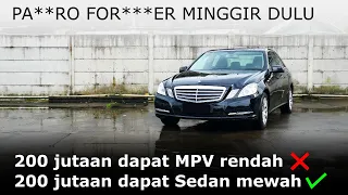 Mercy Mewah Lebih Murah dari Avanza Paling Rendah. E200 W212 2013