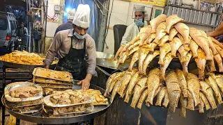 Mustafa Darul Mahi, Hathi Chowk Rawapindi | Crispy Fried Fish | Rawalpindi Street Food Pakistan
