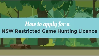 How to apply for a NSW Restricted Game Hunting Licence (R-Licence)