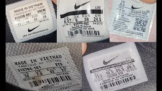 How to spot original Nike trainers' manufacture date. How to find the age &  season of Nike shoes