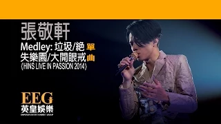 張敬軒 Hins Cheung《Medley:垃圾/絕/失樂園/大開眼戒 - HINS LIVE IN PASSION 2014》[Lyrics MV]