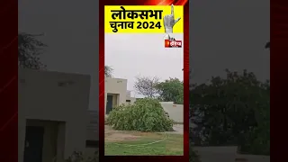 Lok Sabha Election 2024 Phase 2: तेज हवा से Tonk के मतदान केंद्र पर पेड़ हुआ धराशाई | Rajasthan News