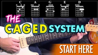 Want to learn the CAGED System on guitar?  Start Here! - CAGED System for beginners - Guitar Lesson