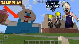 Ice Scream 4 : Rod's Factory 🍦🍦Full Gameplay Minecraft version.