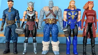 Novos Bonecos Thor Love and Thunder, Doutor Estranho e Feiticeira Escarlate - Marvel Vingadores