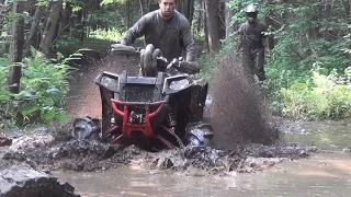 DEEP MUD HOLE FUN!!! GOT TO LOVE CANADA MUD!