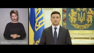 Звернення Президента України від 14.04.2020 (з перекладом на жестову мову)
