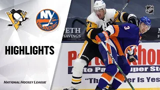 Penguins @ Islanders 2/6/21 | NHL Highlights