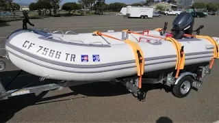 🤢 I PUKED My Guts Out Fishing in This Thing! 🤮 + How I Built the Trailer for my Inflatable Boat