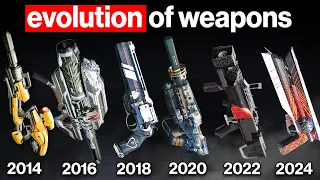 The ENTIRE Evolution of Destiny's Weapons!