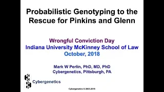 Probabilistic genotyping to the rescue for Pinkins and Glenn