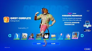 Fortnite Complete Purradise Meowscles Quests - How to EASILY Complete Purradise Meowscles Challenges