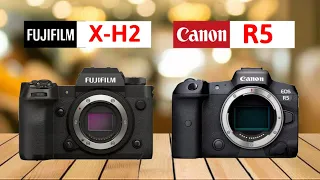 Fujifilm X-H2 Vs Canon EOS R5 | Launched
