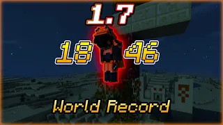 [Former World Record] Minecraft 1.7 Random Seed Glitchless in 18:46