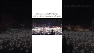 Show de Marília Mendonça reúne 100 mil pessoas em Brasília