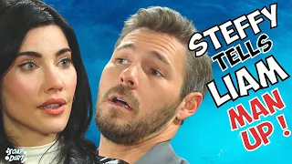 Bold and the Beautiful: Steffy Tells Liam to Man-Up & Fix This Mess? #boldandbeautiful